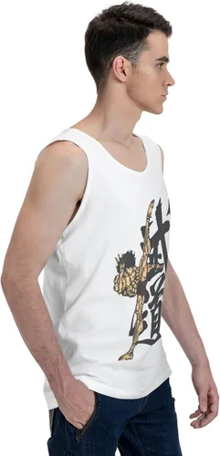 Vista 4 de Camiseta sin mangas de anime Baki The Grappler Budo para niño, camisetas sin mangas de verano a la moda