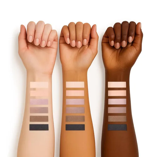 Vista 2 de SUSIKEKI 6 Colores Mini Paleta de Sombras de Ojos Maquillaje Neutro Nude Ahumado Sombra de Ojos Taupe y Marrón Mate Paleta de Maquillaje con Espejo