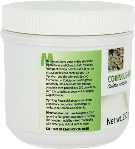 Vista 3 de Coriolus Versicolor-MRL 250 gms