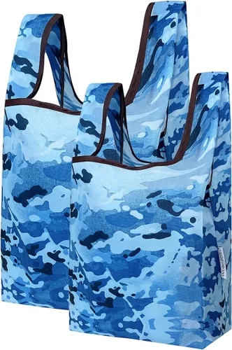 Vista 26 de Wrapables JoliBag Collection - Bolsa de compras reutilizable (juego de 2)