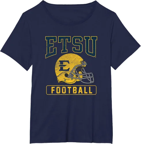 Vista 5 de East Tennessee State ETSU Buccaneers - Camiseta con casco de fútbol americano, Azul