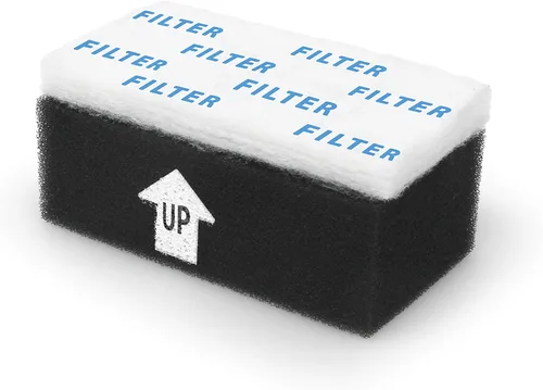 Vista 3 de Fette Filter - Conjunto de filtro de espuma de vacío compatible con la aspiradora inalámbrica Hoover Impulse BH53020. Comparar con la pieza #