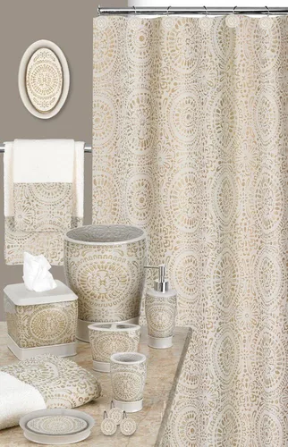 Vista 4 de Popular Bath Jabonera, Colección Vescade, Beige