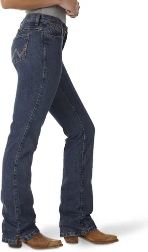 Vista 2 de Wrangler Jeans elásticos de tiro medio para mujer