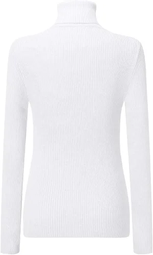 Vista 2 de SANGTREE Suéter básico de cuello alto para mujer