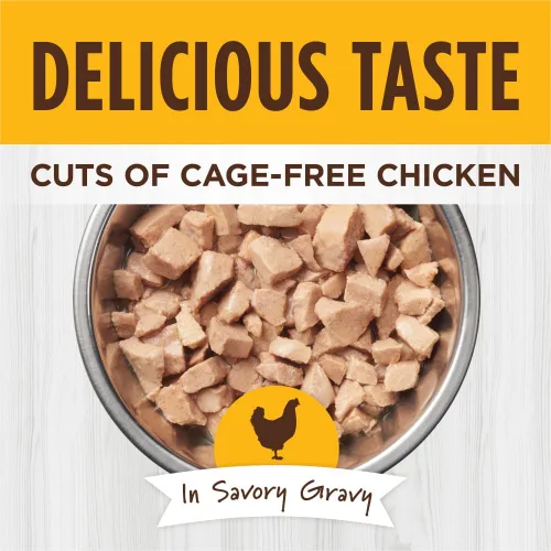 Vista 4 de Instinct Healthy Cravings, Receta sin granos con pollo real, comida húmeda natural para gatos, suplemento por Nature's Variety, 3 onzas