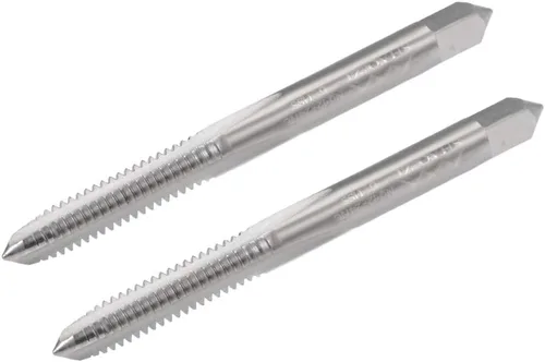 Vista 7 de uxcell Macho de la máquina 1/4-20 UNC rosca 2B clase 3 flautas de alta velocidad tornillo de acero roscado herramienta de roscar 2 unids