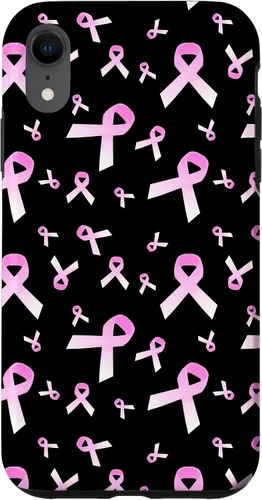 Vista 25 de Pink Ribbon Pattern Mestastatic Breast Cancer Awareness Case for iPhone 17