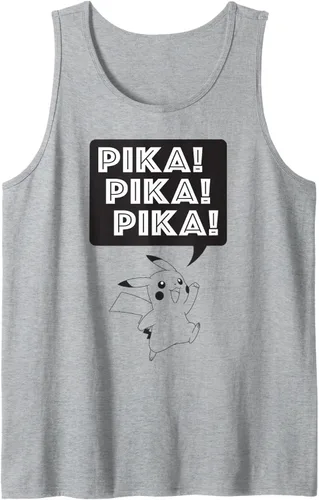 Vista 5 de Pokemon Pika Pika Tank Top Blanco