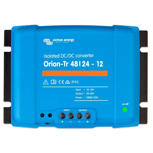 Vista 18 de Victron Energy Orion-Tr Convertidor de CC a CC - 12/12 voltios 9 amperios 110 vatios - Protección IP43 - para sistemas de batería dual - Aislado