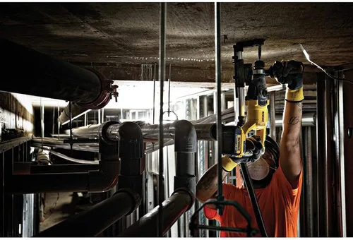 Vista 8 de DEWALT DCH133M2 20V Max XR Kit de martillo rotativo con mango en D sin escobillas de 1 pulgada