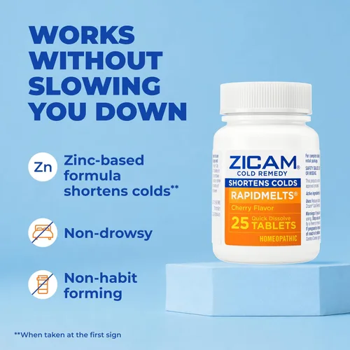 Vista 6 de Zicam Cold Remedy RapidMelts - tabletas para el resfriado, 201035A, 1
