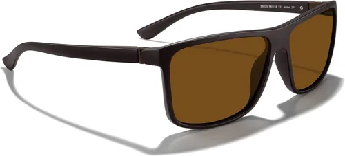 Vista 6 de MERRY'S - Gafas de sol deportivas rectangulares, lentes polarizados con protección UV400, para hombres y mujeres, gafas para ciclismo, conducción
