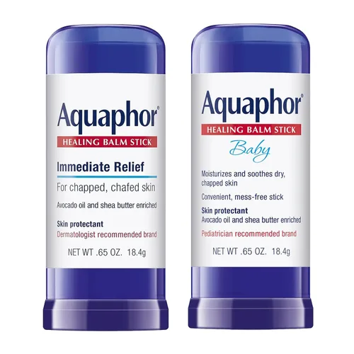 Vista 14 de Aquaphor Bálsamo curativo para bebés con aceite de aguacate y manteca de karité, barra de 0.65 onzas
