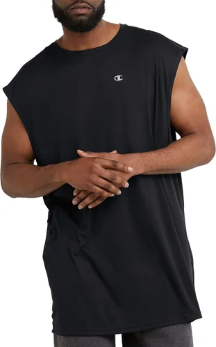 Vista 4 de Champion Camiseta sin mangas para hombre, camiseta sin mangas para hombre, camiseta muscular (regular o grande y alto)