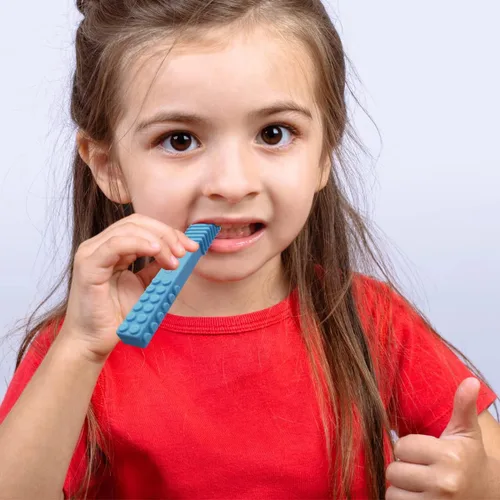 Vista 6 de Juguetes sensoriales para masticar (paquete de 5) – Diseñado para TDAH, autismo, SPD, estimulación motora oral, necesidades especiales, herramienta
