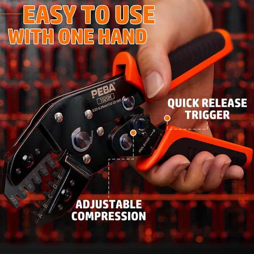 Vista 5 de PEBA JST Engarzador con Ratillo 32-22 AWG para Conectores Micro de 1.0mm/1.25mm/1.5mm/2.0mm de Pitch, Herramienta de Engarzamiento para JST-SH