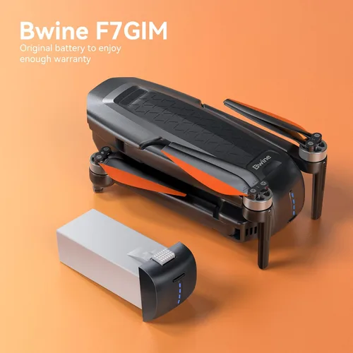 Vista 5 de Bwine Batería original para dron F7GIM, batería de litio recargable de 7.7 V 3200 mAh con cable tipo C, compatible con carga rápida PD y QC 3.0