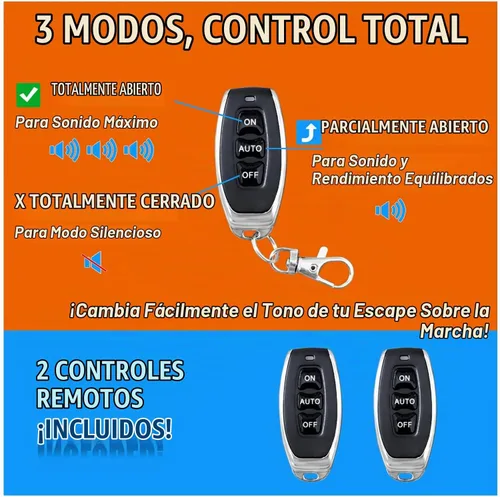 Vista 6 de peastorm Válvula de escape eléctrica de 2 pulgadas con salida de escape con codo, kit de válvula de escape Valvetronic