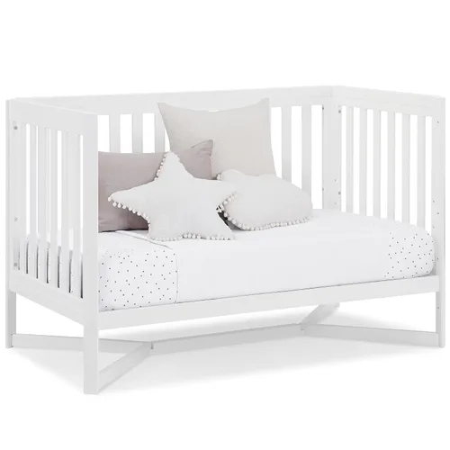 Vista 10 de Delta Children Tribeca - Cuna convertible 4 en 1, color blanco bianca Bianca Blanco