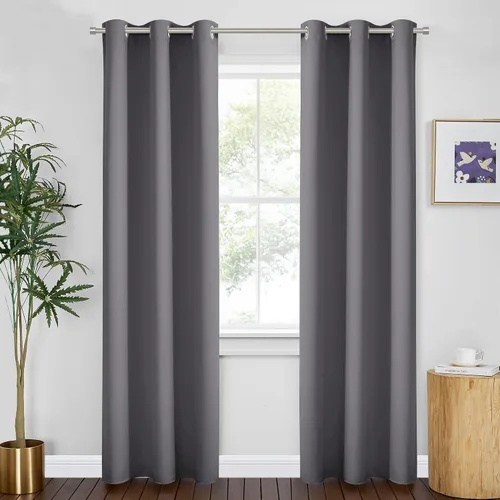Vista 91 de PONY DANCE Cortinas para Autocaravana de 24 pulgadas de Largo, Cortinas Cortas para Baño y Cocina, Mini Cortinas de Privacidad para Camper