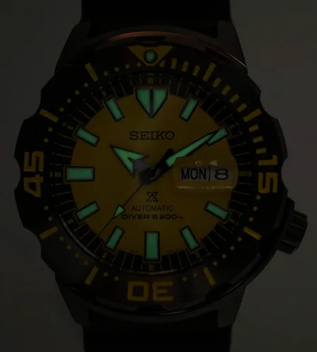 Vista 4 de SEIKO Prospex Monster Divers SRPF35K1 - Reloj automático chapado en gris de 6562ft Buceador