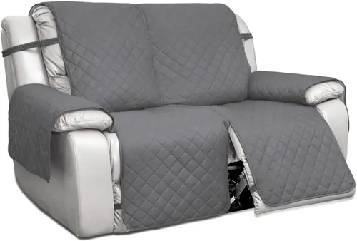Vista 20 de PureFit Fundas de Sofá Reversibles Resistentes al Agua para Sofá Reclinable de 3 Asientos - Funda Antideslizante para Sofá Reclinable Dividido de 3