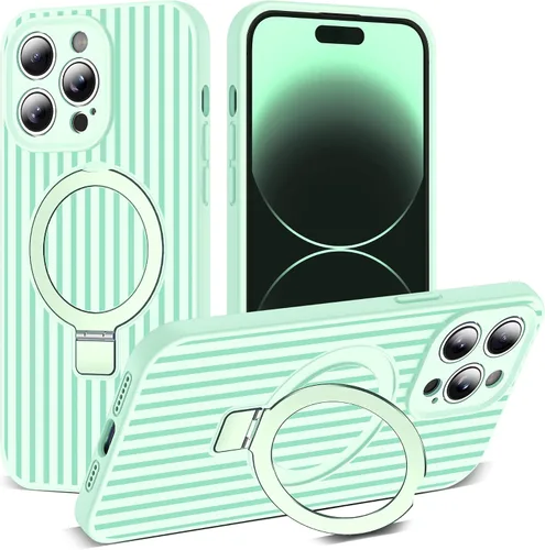 Vista 106 de SKYLMW Funda diseñada para iPhone 11 con soporte magnético invisible Compatible con Mag-Safe, a prueba de caídas de grado militar, a prueba
