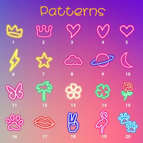 Vista 4 de Letrero de neón personalizado, letreros de neón LED regulables para decoración de pared, luz de neón personalizable para cumpleaños familiar, boda