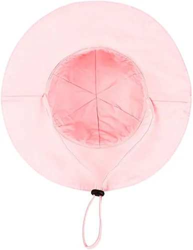 Vista 5 de Sombrero de sol transpirable para niños y niñas pequeños, de algodón, plegable, con protección SPF 50+