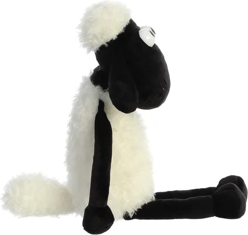 Vista 3 de Aurora® Juguetón Shaun The Sheep® Animal de peluche - Diversión sin fin - Exploración de corrales - Blanco 11 pulgadas