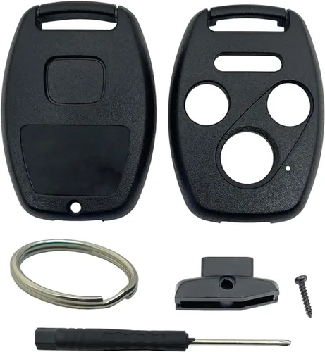 Vista 10 de Carcasa para llavero Honda Accord/Civic/CR- V/Fit/Odyssey/Pilot/Ridgeline/CR-Z - Carcasa para llave de automóvil con destornillador y llavero