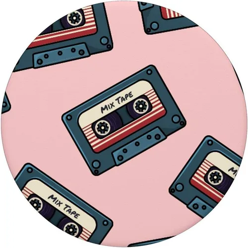 Vista 3 de Mix Tape Cassette 70's 80's Retro Design - PopSockets Grip and Stand for Phones and Tablets