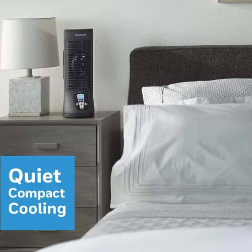 Vista 6 de Honeywell Mini ventilador de torre Quietset de 13 pulgadas