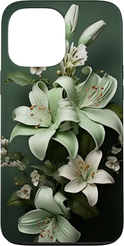 Vista 22 de Funda para iPhone 12 mini Sage green Wildflower Aesthetic Flower