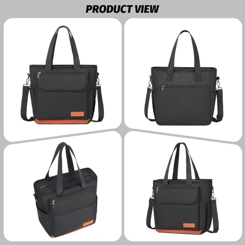 Vista 5 de Lonchera Bolsa de Almuerzo para Mujeres, Bolsa Térmica de Almuerzo a Prueba de Fugas para Mujeres, Bolsas Grandes de Almuerzo Tipo Tote para Adultos