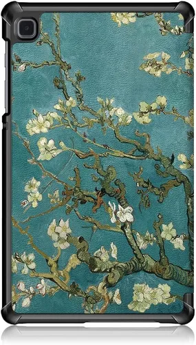 Vista 5 de Galaxy Tab A7 Lite 8.7 pulgadas SM-T225/T220 Trifold Case 2021 Modelo 2021 Ultra Delgada Funda Folio Ligero con Soporte Multi-Ángulo Delgado Cuero