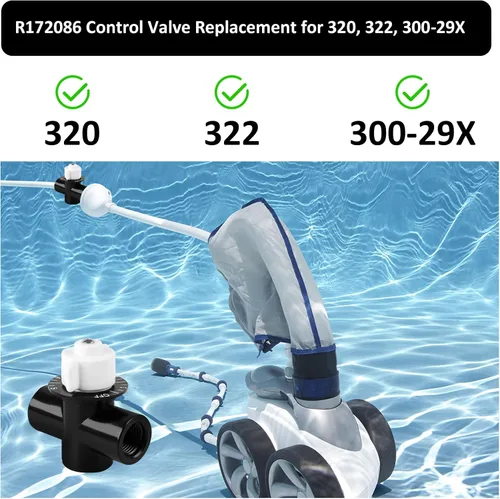 Vista 5 de Válvula de control R172086 de 1/2 pulgada, válvula de cloro compatible con Pentair Rainbow 320, 322, 300-29X, apta para piscina, spa
