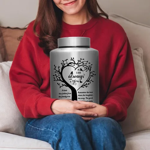 Vista 9 de Urnas de cremación para cenizas humanas para adultos, mujeres y hombres, grandes de hasta 220 libras, urna funeraria decorativa conmemorativa