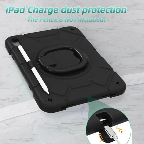 Vista 7 de Funda para iPad (A16) de 11ª generación de 11 pulgadas (2025), iPad de 10.9 pulgadas (2022), con [protector de pantalla de vidrio templado]