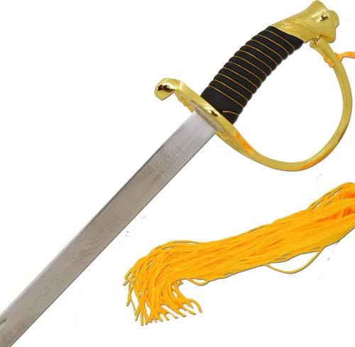 Vista 12 de Medieval Warrior Sable conmemorativo de caballería estadounidense con vaina
