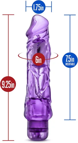 Vista 2 de Eden - Juguetes sexuales para adultos, consolador vibrador XL grueso de 9 pulgadas, vibrador de pene silencioso de múltiples velocidades, vibrador