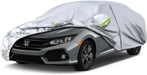 Vista 40 de Kaugung Funda para Coche de Ajuste Personalizado BMW Serie 3 E30 (1982-1994), 7 Capas Resistente al Viento Todo Clima Impermeable Cubierta Exterior