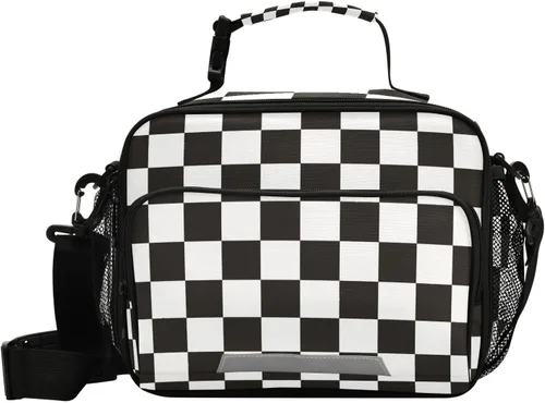 Vista 28 de Vangogh - Lonchera para niños con diseño de noche estrellada, organizador de doble aislamiento, impermeable y reutilizable, bolsa de comida