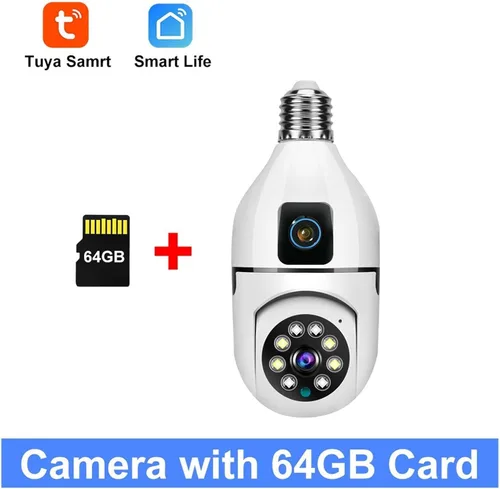 Vista 2 de Dual Lens Indoor WiFi Security Camera
