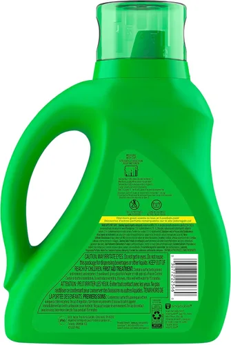 Vista 14 de Gain Detergente líquido para ropa con defensa del olor, aroma Moonlight Breeze, jabón de lavandería para lavadoras HE, 60 onzas líquidas, 45 cargas