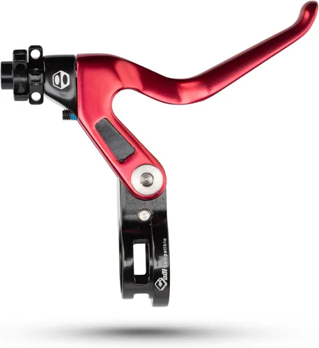 Vista 19 de Box One Genius - Palanca de freno BMX con abrazadera, tres palancas de freno reversibles de punto en V forjado en frío, alcance ajustable
