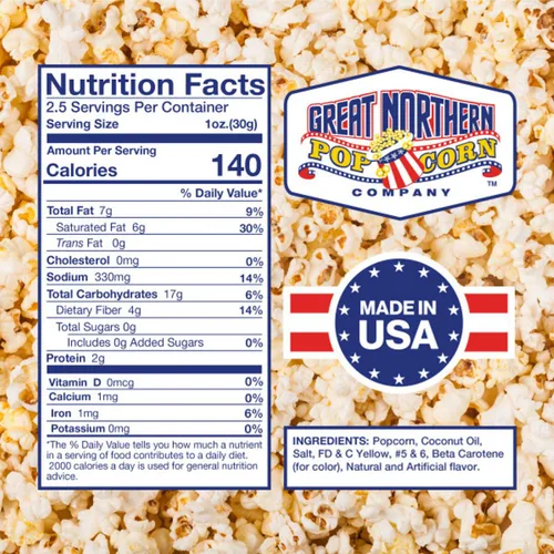 Vista 2 de Great Northern Palomitas de maíz 2.5oz Máquina de palomitas de maíz
