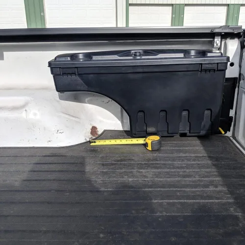 Vista 9 de CHEDA Caja de almacenamiento para caja de camión, compatible con Toyota Tundra 2007, 2008, 2009, 2010, 2011, 2012, 2013, 2014, 2015, 2016, 2017