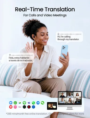 Vista 3 de Timekettle LiveTalk AI - Auriculares de traducción en tiempo real Negro